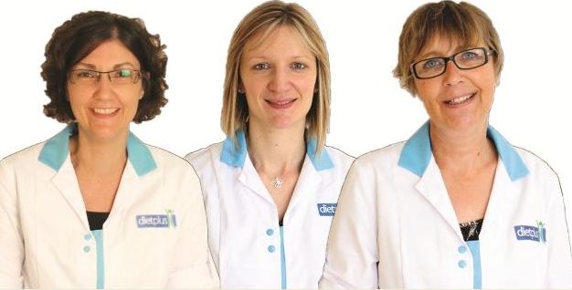 De gauche à droite : Emmanuelle Gacogne (dietplus Moissy-Cramayel), Mélanie Blanchart (dietplus Arras) et Véronique Jacqmin (dietplus Montpellier).