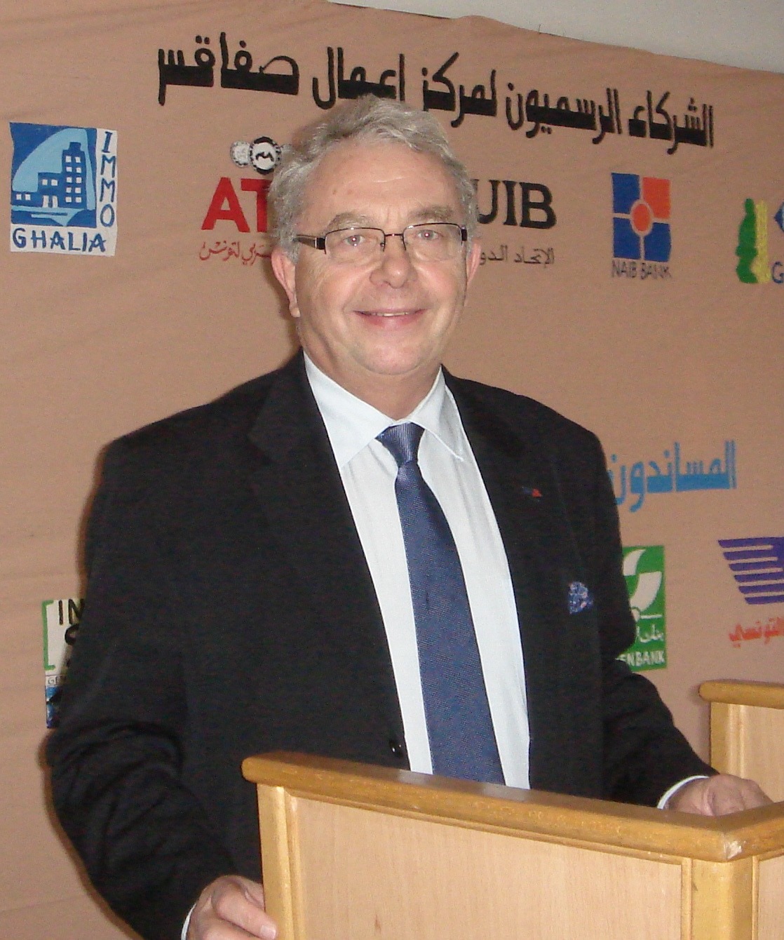 Frédéric Morlier de Pano Boutique en conférence à Sfax