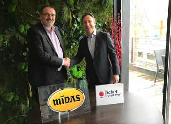 Bertrand Cormier, Directeur Général Midas France, et Yan Mortreux, Directeur Gestion des frais professionnels Edenred France