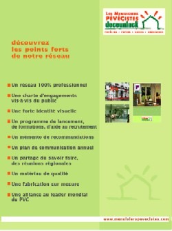 Les Menuisiers PéVéCistes Deceuninck sur BATIMAT