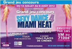 L&rsquo;enseigne Vivre Mobile partenaire du jeu concours Sexy Dance 4