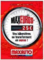 La franchise Maxauto vous présente une nouvelle opération: les Maxeuros !
