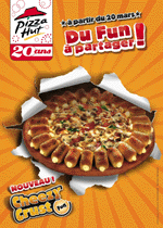 Pizza Hut réinvente le partage de la pizza