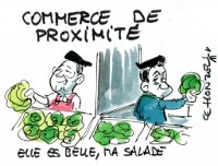 La fréquentation des commerces de proximité