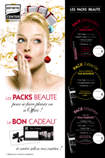DÉJÀ NOËL – Esthetic Center lance trois « Packs beauté » pour les Fêtes