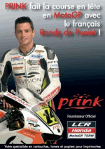 Prink sponsor et fournisseur officiel de la TEAM HONDA LCR en 2008 !