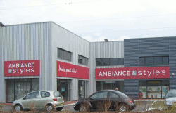 Des points de vente spacieux