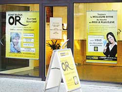 Gold Service spécialisé dans l&rsquo;or depuis 115 ans !