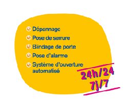 Une déclinaison du concept initial pour la serrurerie