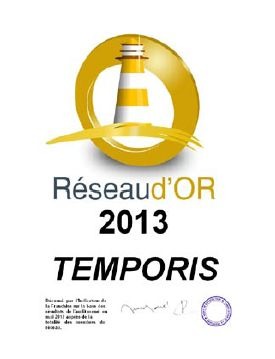 Temporis désigné Réseau d&rsquo;Or par l&rsquo;Indicateur de la Franchise