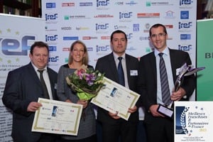 Le multi franchisé Ixina Olivier Ropars reçoit le Trophée d&rsquo;Or de l&rsquo;IREF récompensant la performance