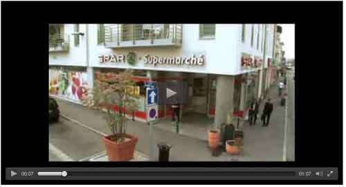 Présentation de la franchise Spar supermarché en ville