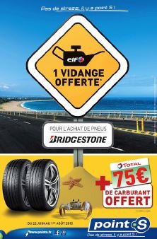 L&rsquo;enseigne Point S propose des promotions « spécial départ en vacances »