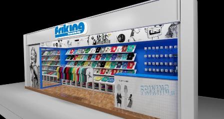 La formule kiosque de Friking en galerie marchande
