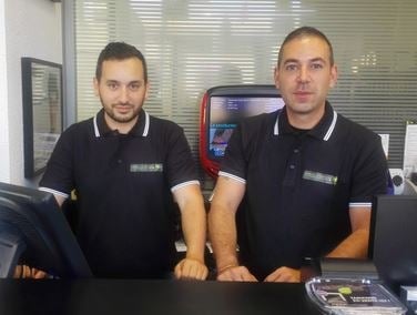 Mehdi et Sébastien, les nouveaux franchisés Point d'Encre d'Evreux