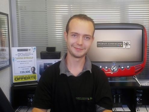 Luc, nouveaux franchisé Point d'Encre à Lannemezan