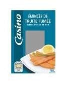 Emincé de truite Casino