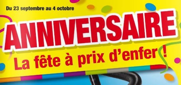Des prix réduits à l'occasion de l'Anniversaire de Bazarland