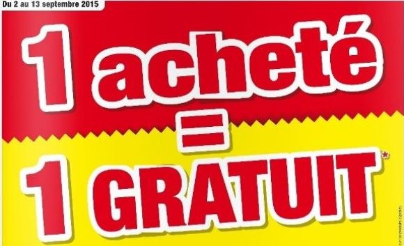 Promotions Bazarland: 1 produit acheté = 1 produit gratuit sur une sélection d'articles