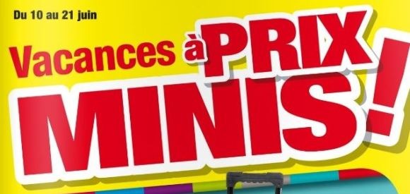 Large choix d'articles de saison à tous petits prix à l'occasion des vacances d'été