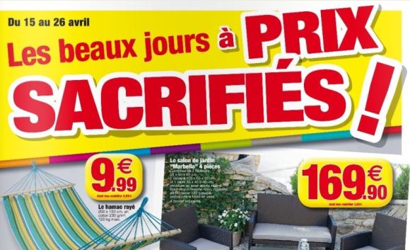 Des promotions à l'occasion des beaux jours