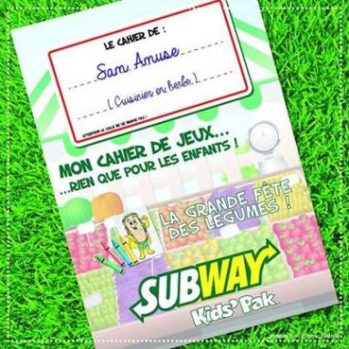 Kids'Pak™ assorti d'un cahier de jeux pour amuser les enfants pendant les vacances