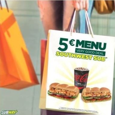 Offre Subway: 1 SUB30® Poulet Southwest + 1 boisson pour seulement 5€