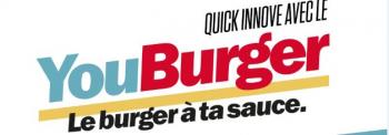 YouBurger, Le burger à ta sauce : Nouveau produit chez Quick