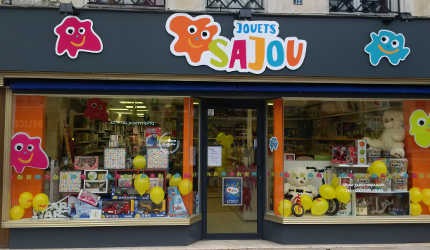 Nouvelle identité visuelle pour la franchise Jouets Sajou