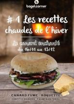 Lancement de produits chauds chez Bagel Corner