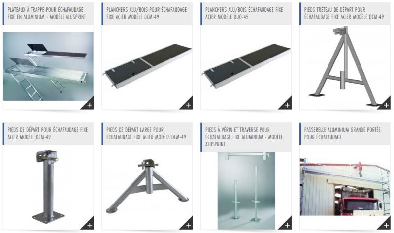 Echafaudages fixes