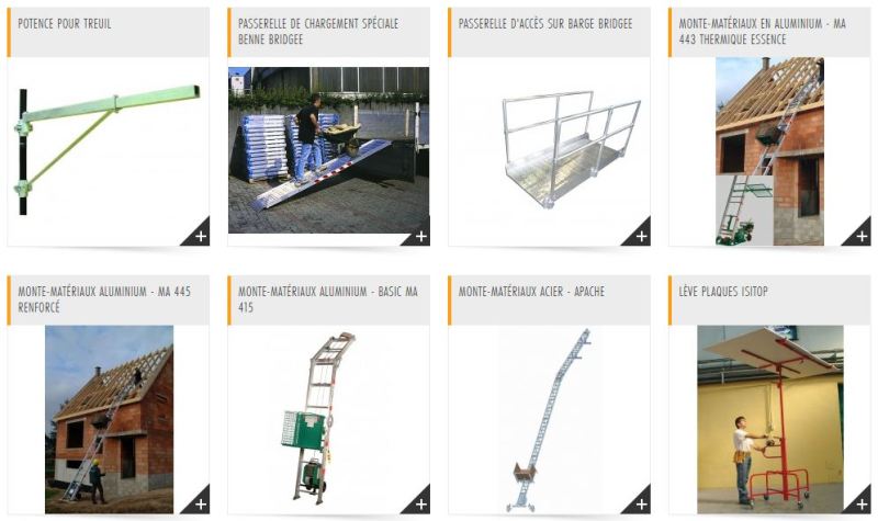 Elévateurs et monte-matériaux