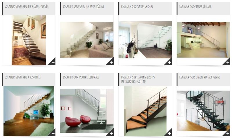 Escaliers droits et 1/4 tournant