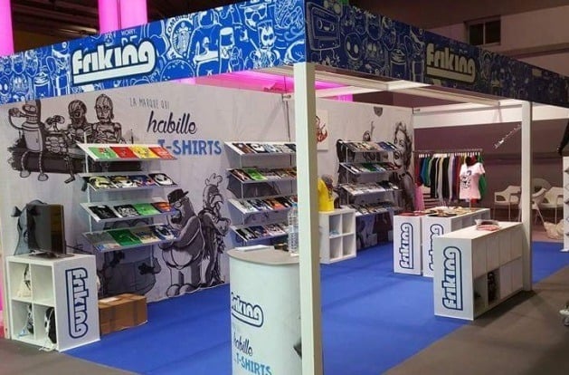 Le stand Friking illustrait bien le concept