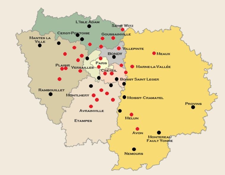 Emplois proposés en Ile de France