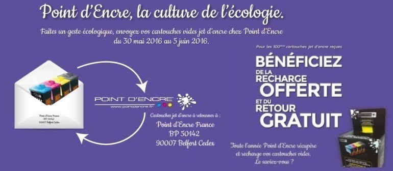 Le réseau Point d&rsquo;Encre s&rsquo;associe à la semaine européenne du développement durable