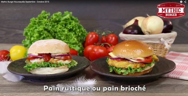 Deux nouveaux Burgers Poulet avec au choix, poulet pané, poulet grillé et pain rustique ou pain brioché...