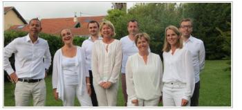 Une partie des franchisés à Biarritz