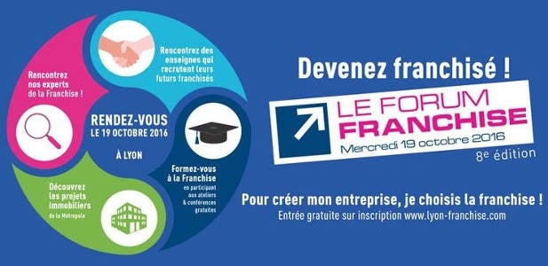 Ne ratez pas le Forum Franchise le 19/10 à Lyon !