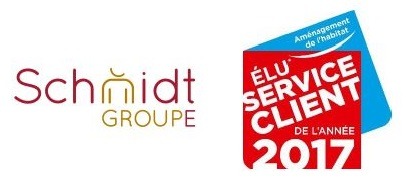 Schmidt Groupe élu Service client de l’année 2017 dans la catégorie « Aménagement de l’habitat »