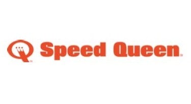 Zoom sur l&rsquo;enseigne de laverie automatique Speed Queen