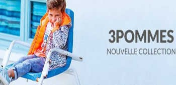 La franchise Kidiliz communique sur la nouvelle collection 3 Pommes