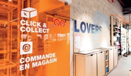 Zone de Click & Collect