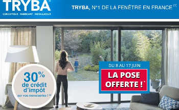 La franchise Tryba offre la pose jusqu’au 17 juin