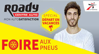 Promo Spécial départ en vacances chez la franchise Roady