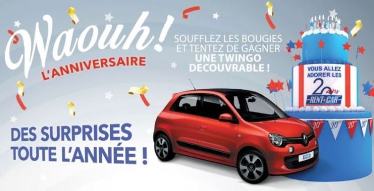 La franchise Rent a Car multiplie les opérations pour ses vingt ans