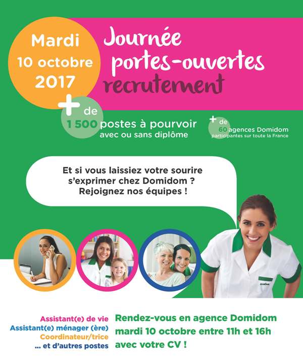 Journée portes-ouvertes recrutement - Franchise domidom