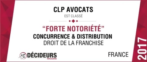 CLP Avocats au palmarès des meilleurs Cabinets en droit de la franchise et de la distribution