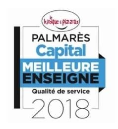 Le magazine Capital désigne Le Kiosque à Pizza Meilleure Enseigne 2018