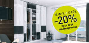 Archea offre à ses clients 20% sur leur aménagement sur-mesure